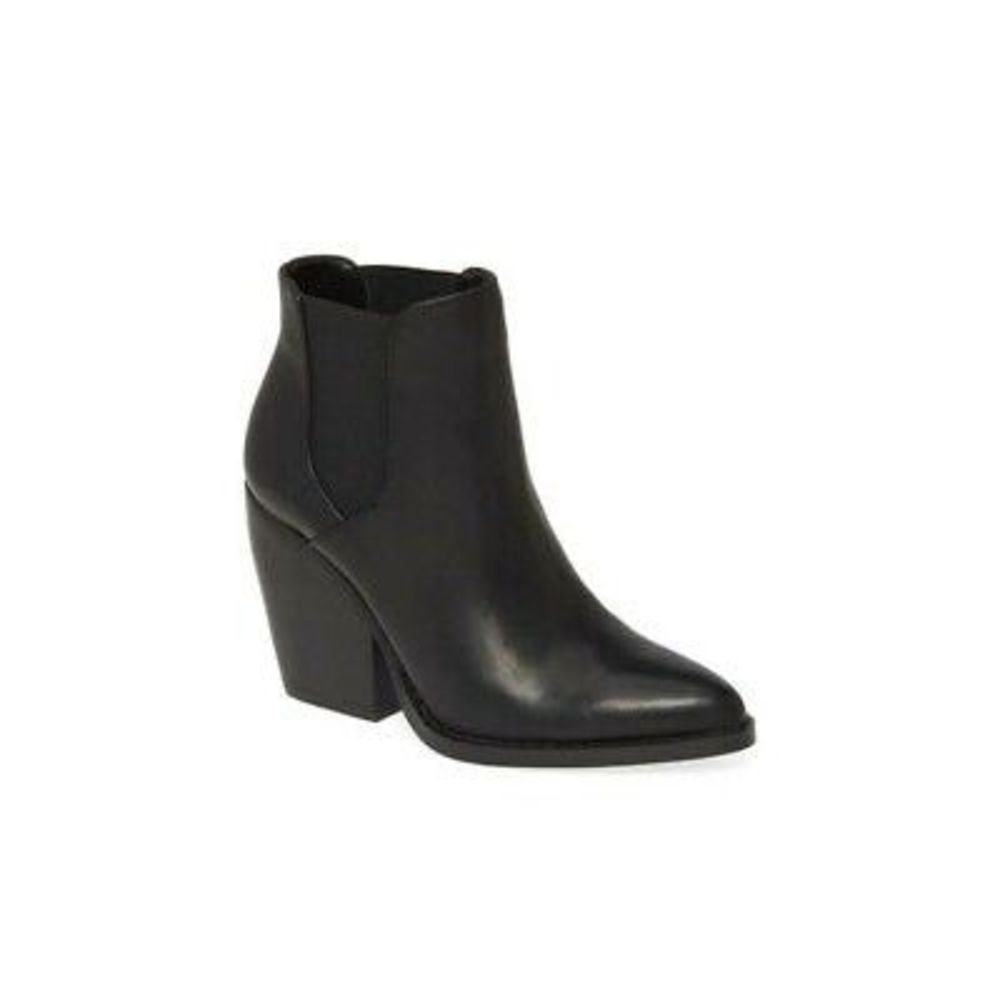 BP Nordstrom black Lex Leather Ankle Booties - Picture 3 of 11